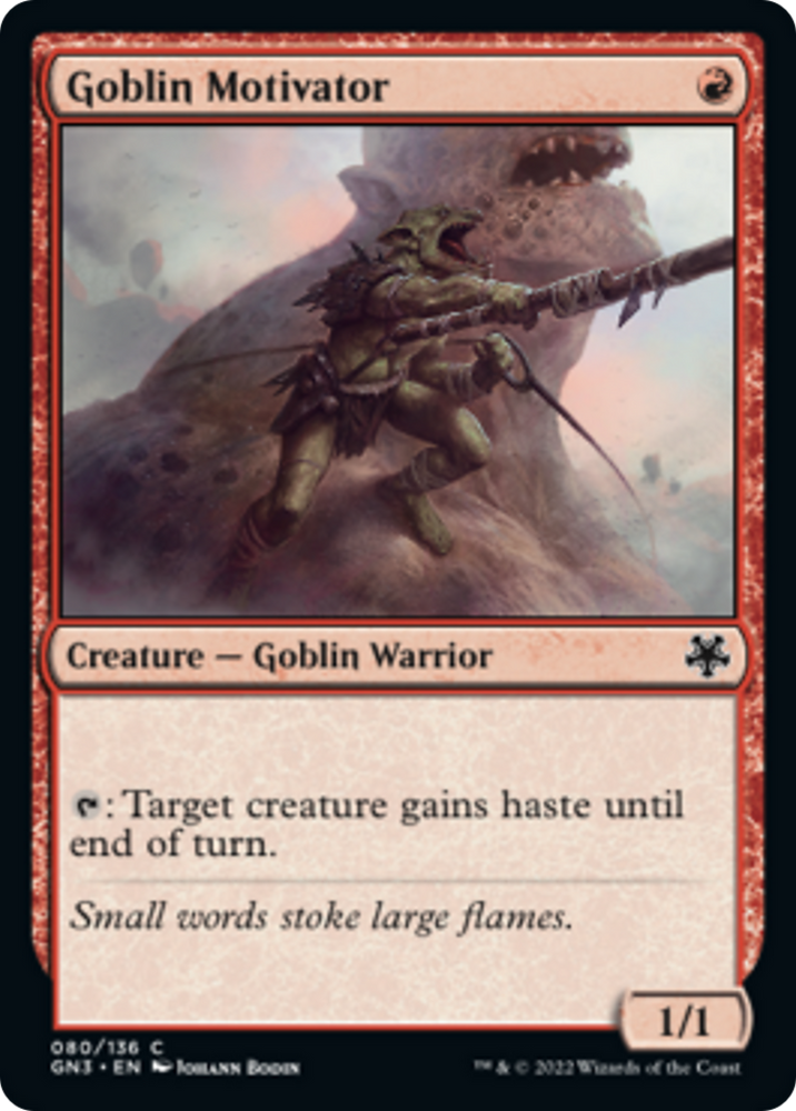 Goblin Motivator [Game Night 2022]
