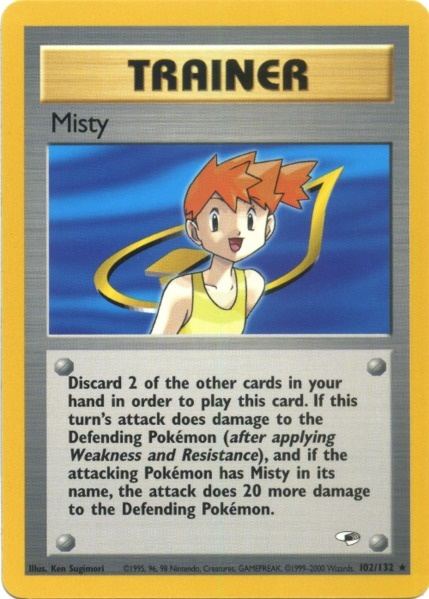 Misty (102/132) [Gym Heroes]