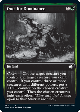 Duel for Dominance [Innistrad: Double Feature] (DBL 184)