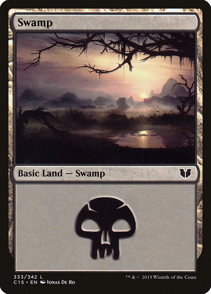 Swamp (#333) [Commander 2015] (C15 333)
