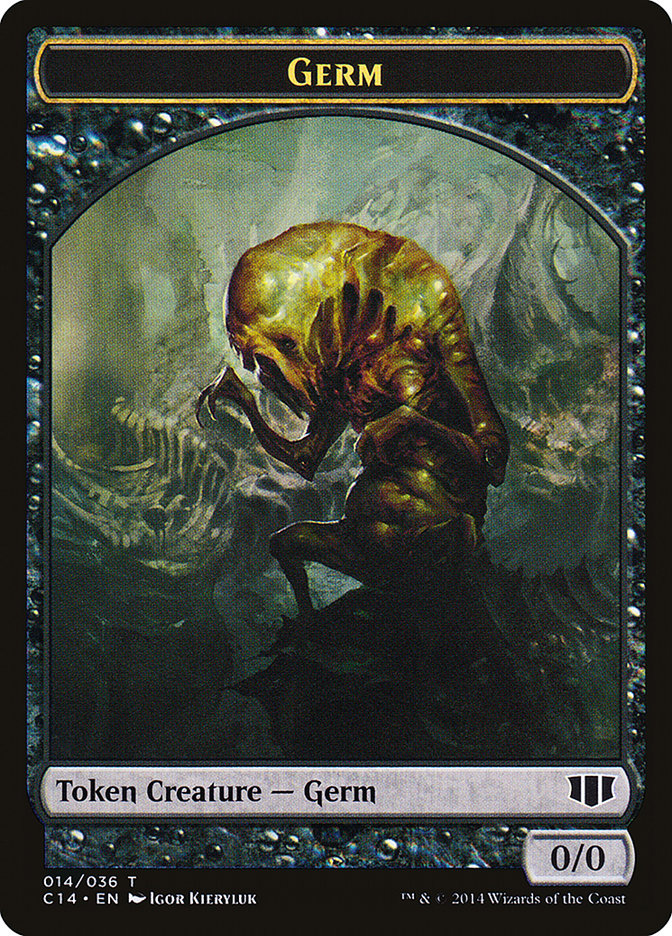 Germ // Zombie (016/036) Double-sided Token [Commander 2014 Tokens] (TC14 14)