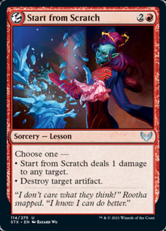 Start from Scratch [Strixhaven: School of Mages] (STX 114)