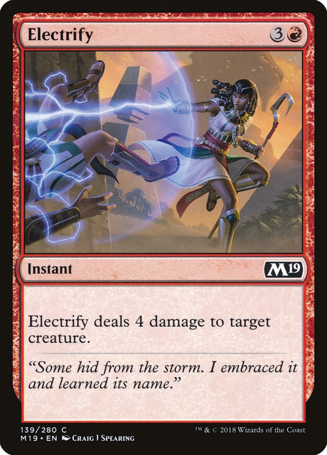 Electrify [Core Set 2019] (M19 139)