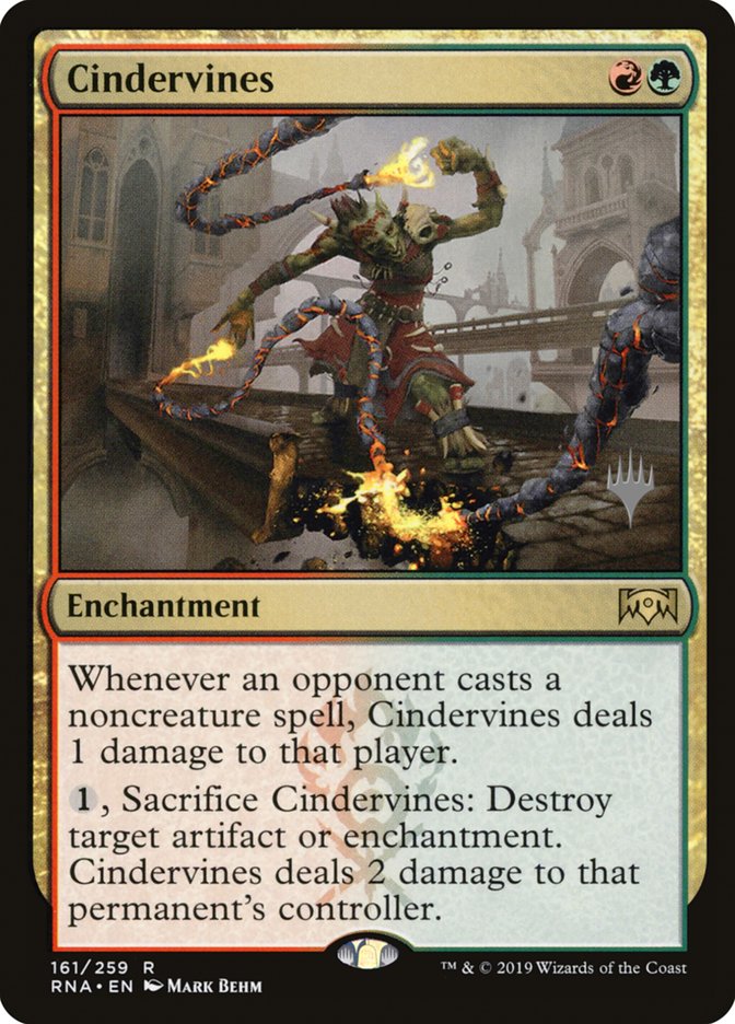 Cindervines (Promo Pack) [Ravnica Allegiance Promos] (PRNA 161P)