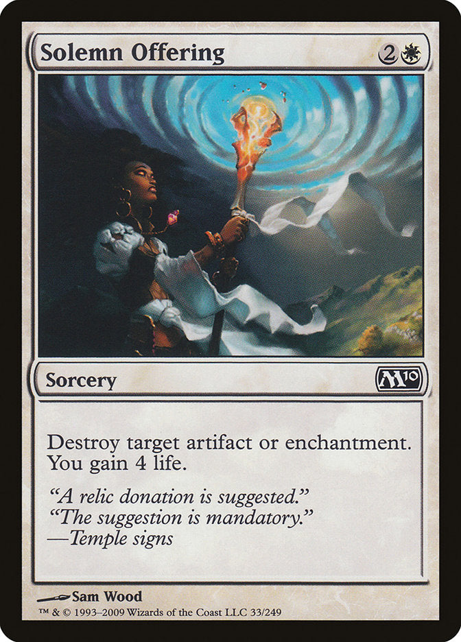 Solemn Offering [Magic 2010] (M10 33)