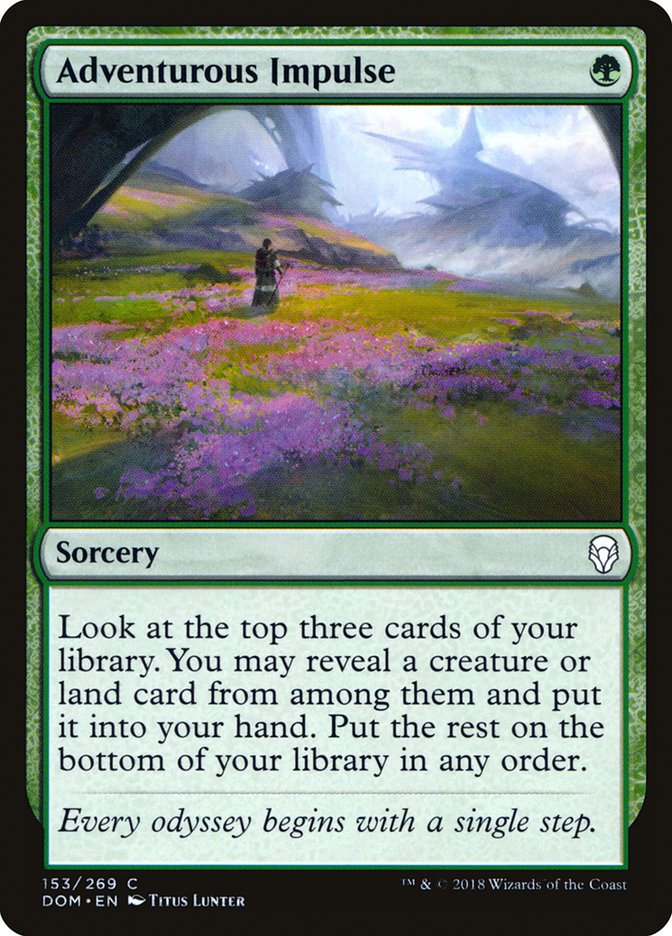 Adventurous Impulse [Dominaria] (DOM 153)