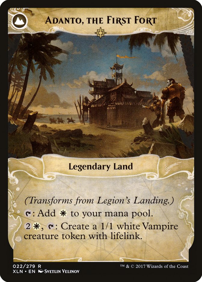 Legion's Landing // Adanto, the First Fort [Ixalan] (XLN 22)