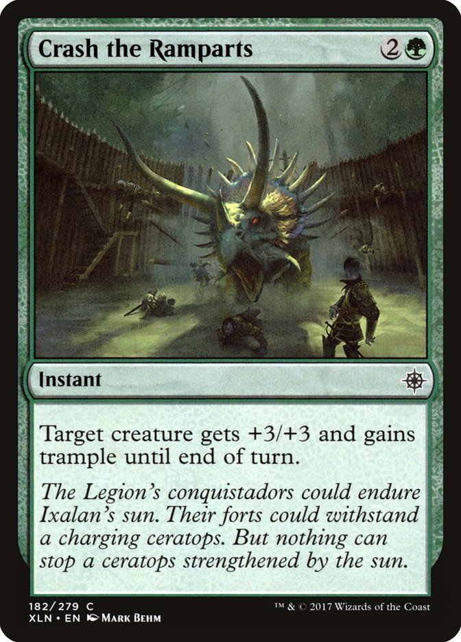 Crash the Ramparts [Ixalan] (XLN 182)