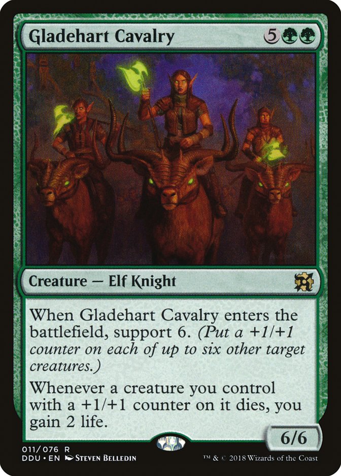 Gladehart Cavalry [Duel Decks: Elves vs. Inventors] (DDU 11)