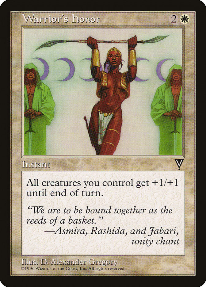 Warrior's Honor [Visions] (VIS 24)