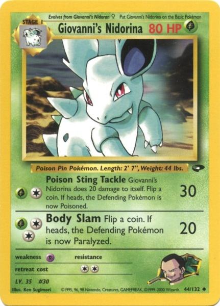 Giovanni's Nidorina (44/132) [Gym Challenge]