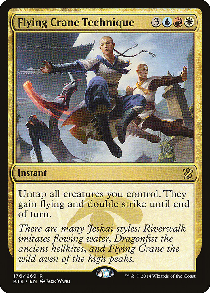 Flying Crane Technique [Khans of Tarkir] (KTK 176)