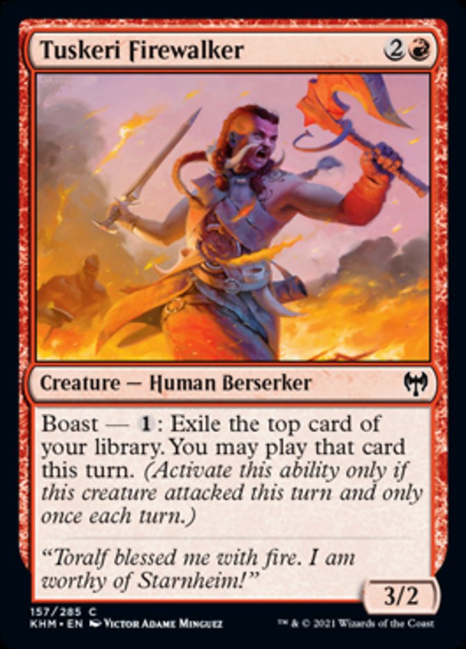 Tuskeri Firewalker [Kaldheim] (KHM 157)