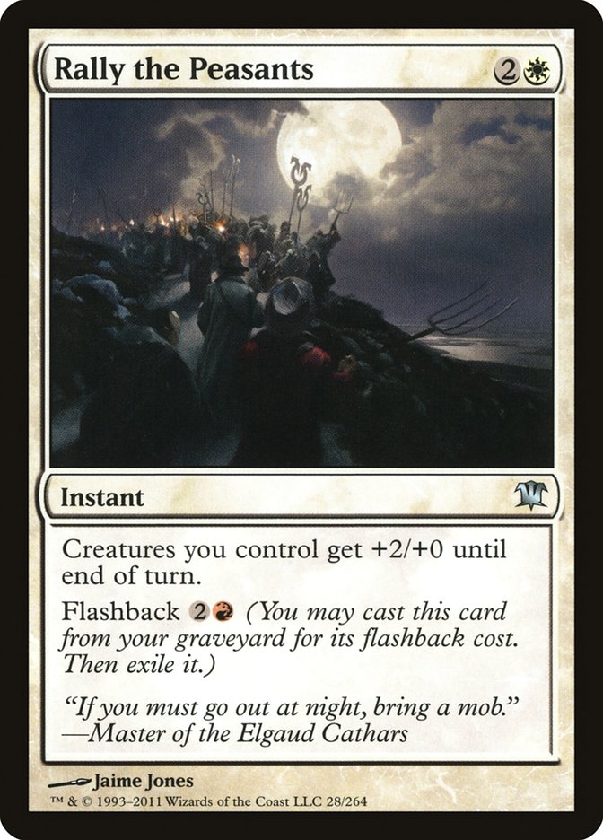 Rally the Peasants [Innistrad] (ISD 28)