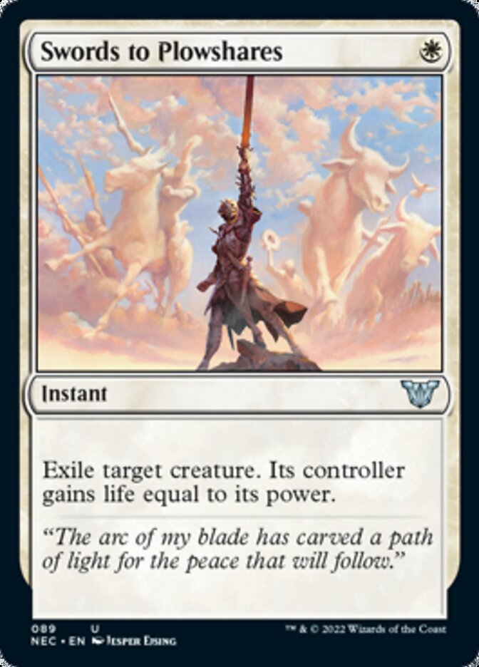 Swords to Plowshares [Kamigawa: Neon Dynasty Commander] (NEC 89)