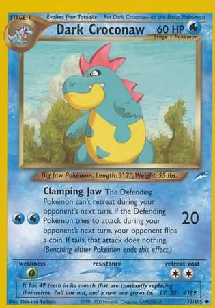 Dark Croconaw (32/105) [Neo Destiny]
