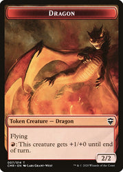 Dragon // Soldier Token [Commander Legends Tokens] (TCMR 7 // 2)