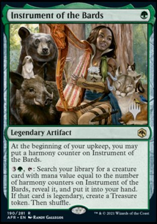 Instrument of the Bards (Promo Pack) [Dungeons & Dragons: Adventures in the Forgotten Realms Promos] (PAFR 190)