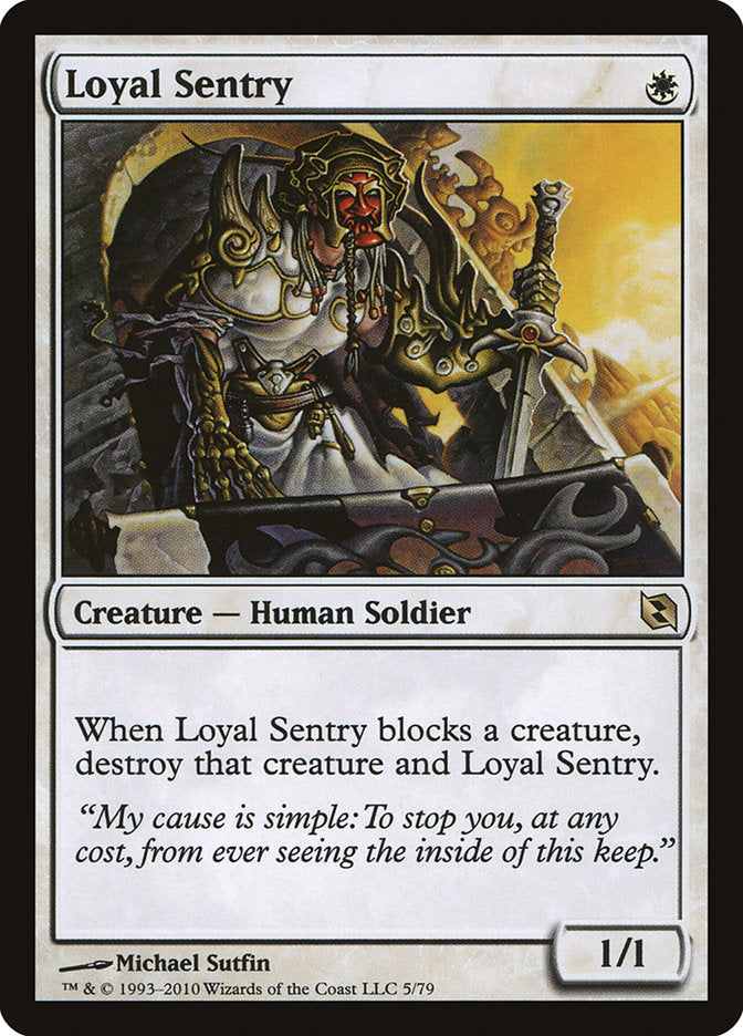 Loyal Sentry [Duel Decks: Elspeth vs. Tezzeret] (DDF 5)