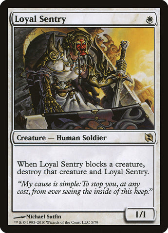 Loyal Sentry [Duel Decks: Elspeth vs. Tezzeret] (DDF 5)
