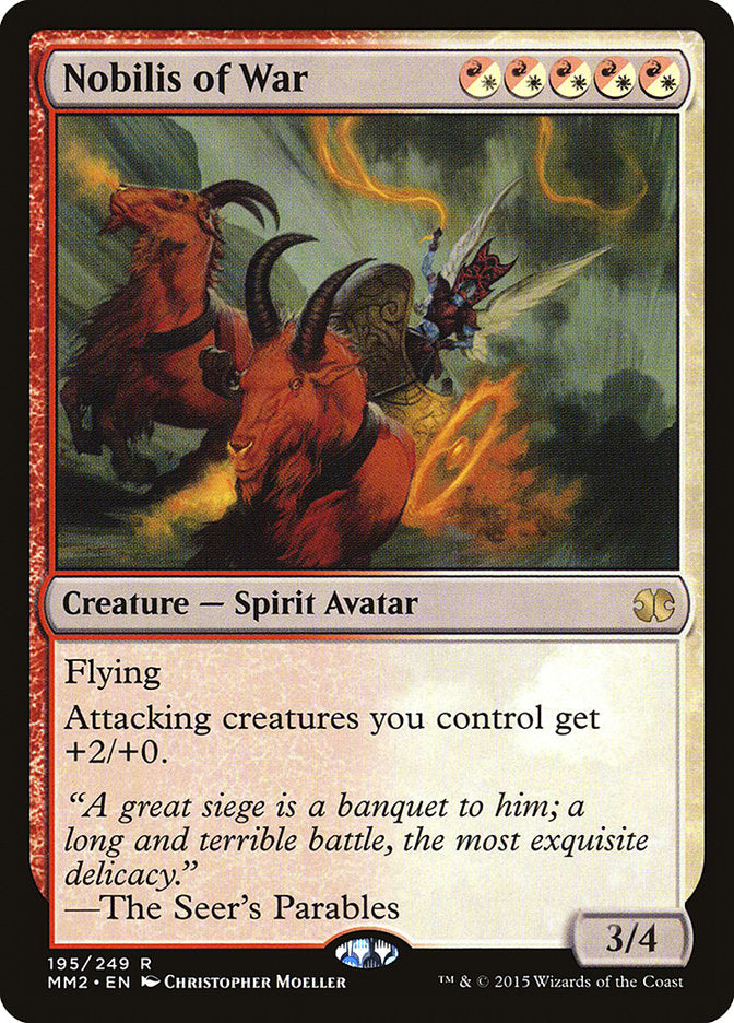 Nobilis of War [Modern Masters 2015] (MM2 195)