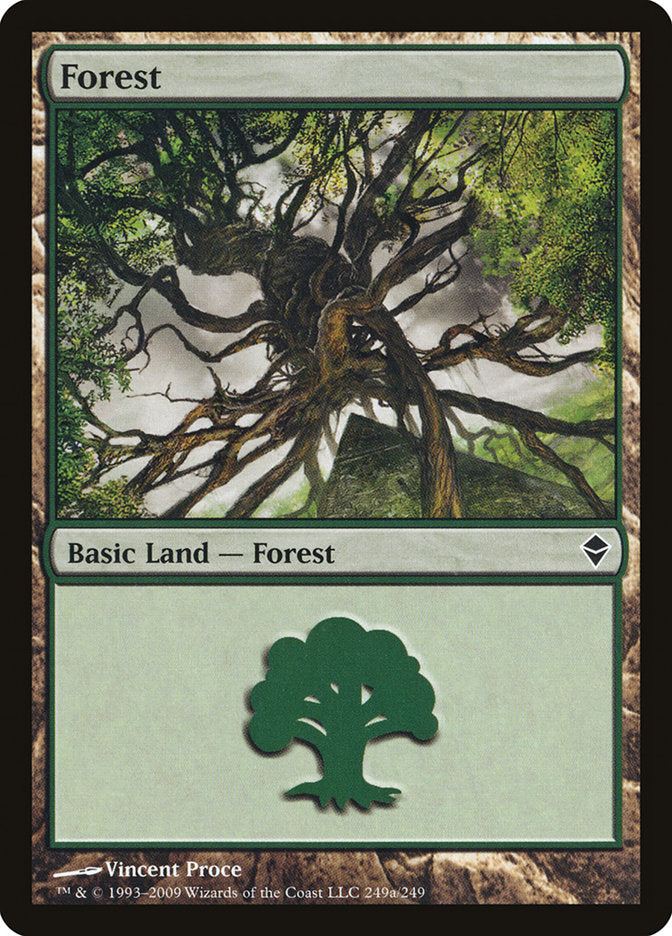 Forest (#249a) [Zendikar] (ZEN 249A)
