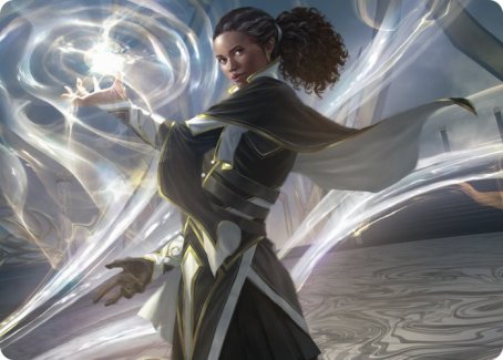 Clever Lumimancer Art Card [Strixhaven: School of Mages Art Series] (ASTX 2)