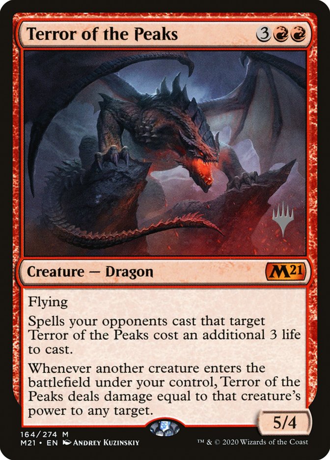 Terror of the Peaks (Promo Pack) [Core Set 2021 Promos] (PM21 164P)