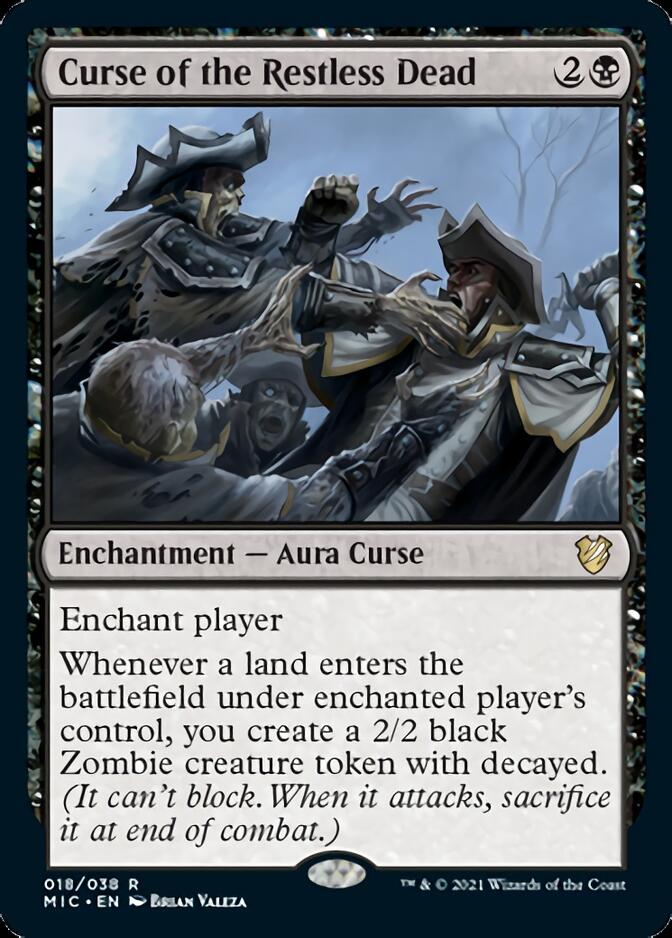 Curse of the Restless Dead [Innistrad: Midnight Hunt Commander] (MIC 18)