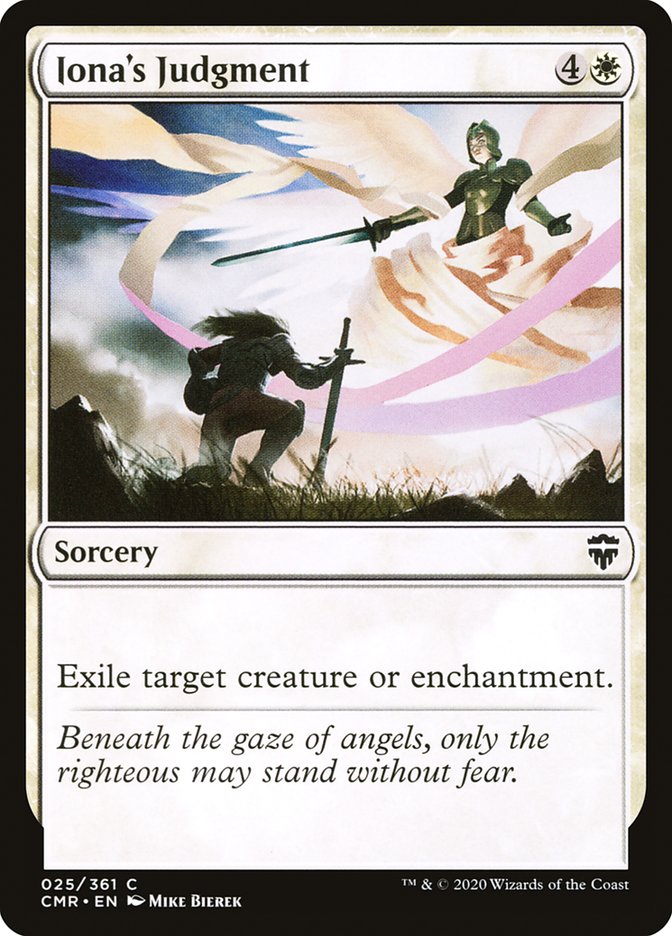 Iona's Judgment [Commander Legends] (CMR 25)