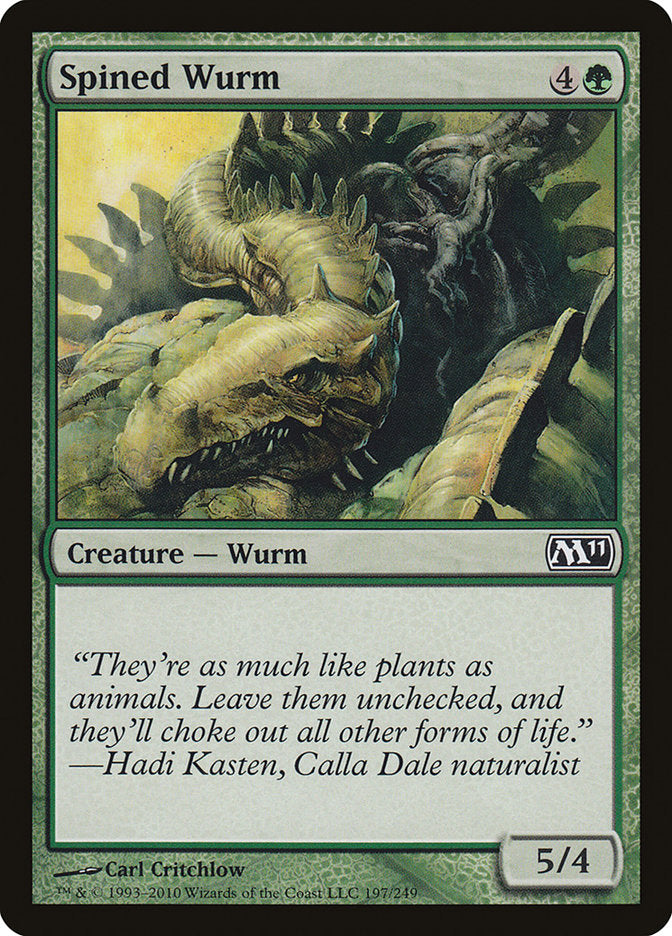 Spined Wurm [Magic 2011] (M11 197)