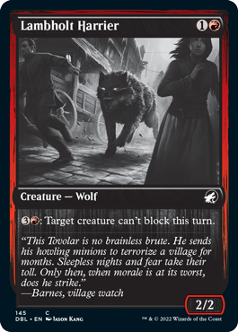 Lambholt Harrier [Innistrad: Double Feature] (DBL 145)