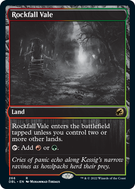 Rockfall Vale [Innistrad: Double Feature] (DBL 266)