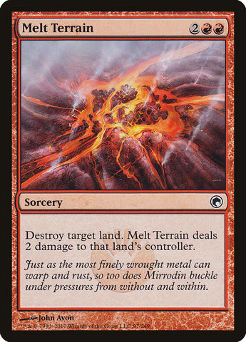Melt Terrain [Scars of Mirrodin] (SOM 97)