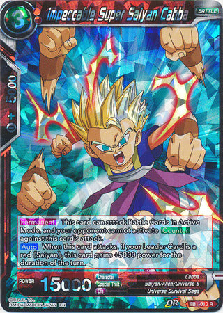 Impeccable Super Saiyan Cabba (Shatterfoil) [TB1-010]
