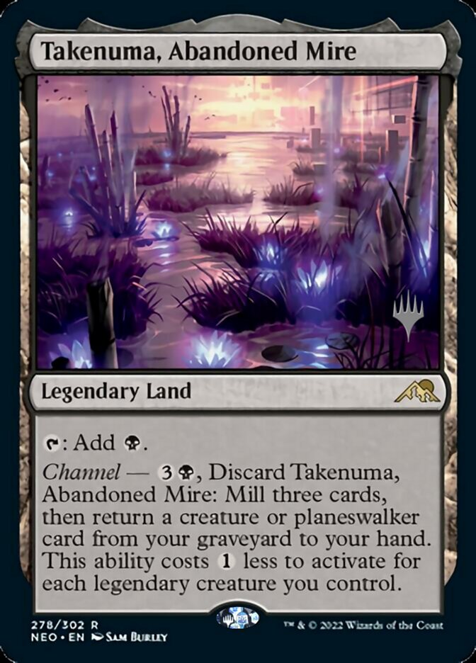 Takenuma, Abandoned Mire (Promo Pack) [Kamigawa: Neon Dynasty Promos] (PNEO 278)