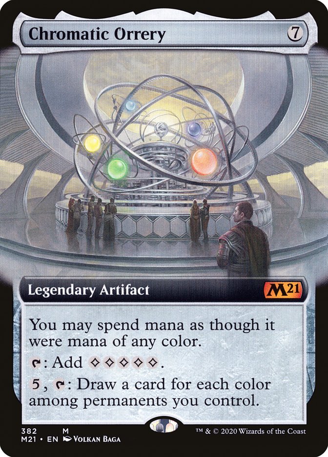 Chromatic Orrery (Extended Art) [Core Set 2021] (M21 382)