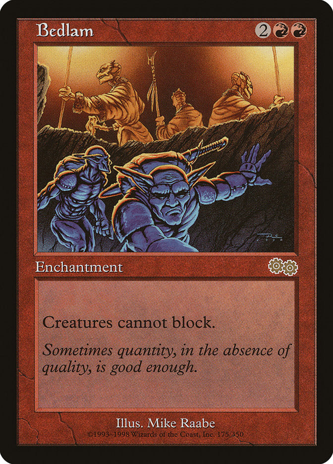 Bedlam [Urza's Saga] (USG 175)