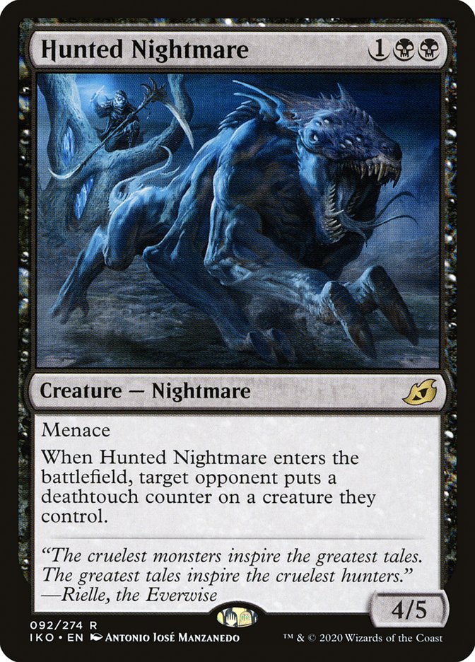 Hunted Nightmare [Ikoria: Lair of Behemoths] (IKO 92)