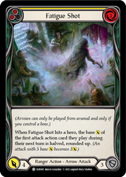 Fatigue Shot (Yellow) [EVR095] 1st Edition Rainbow Foil