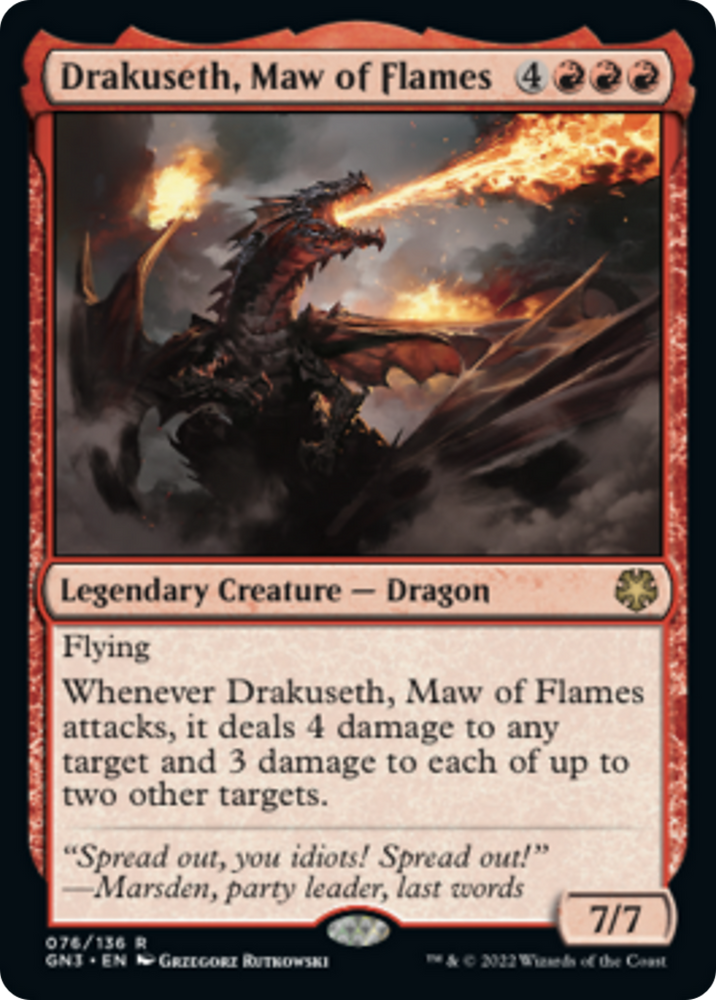 Drakuseth, Maw of Flames [Game Night 2022]