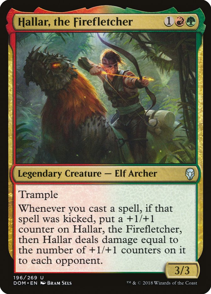 Hallar, the Firefletcher [Dominaria] (DOM 196)