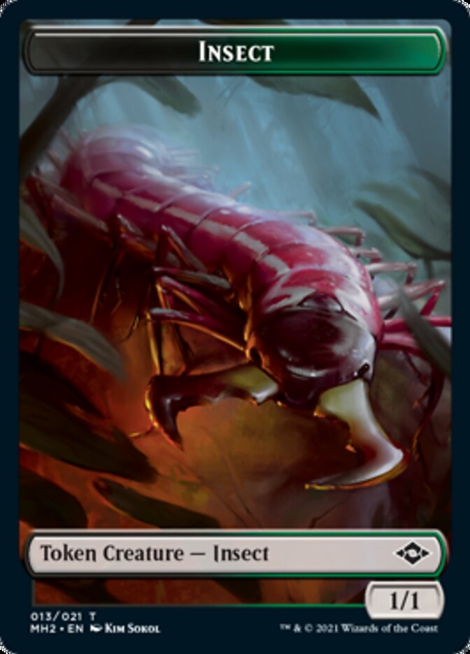 Insect Token // Treasure Token (#21) [Modern Horizons 2 Tokens] (TMH2 13)