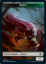 Insect Token // Treasure Token (#21) [Modern Horizons 2 Tokens] (TMH2 13)