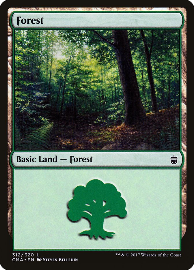 Forest (#312) [Commander Anthology] (CMA 312)