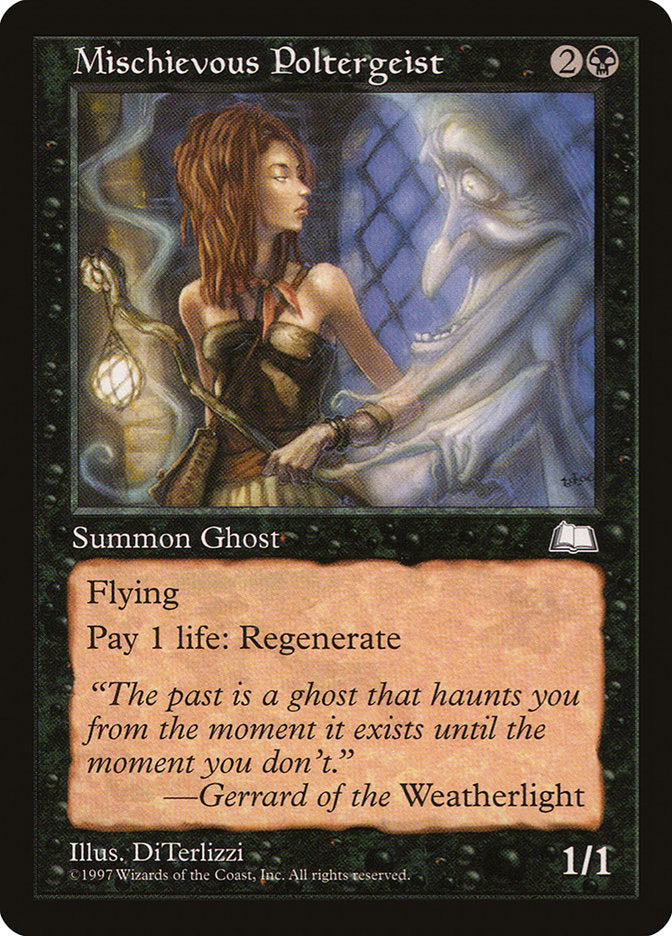 Mischievous Poltergeist [Weatherlight] (WTH 74)