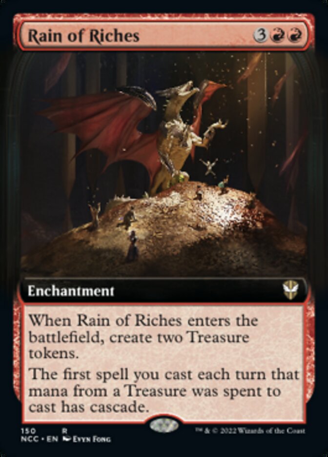 Rain of Riches (Extended Art) [Streets of New Capenna Commander] (NCC 150)