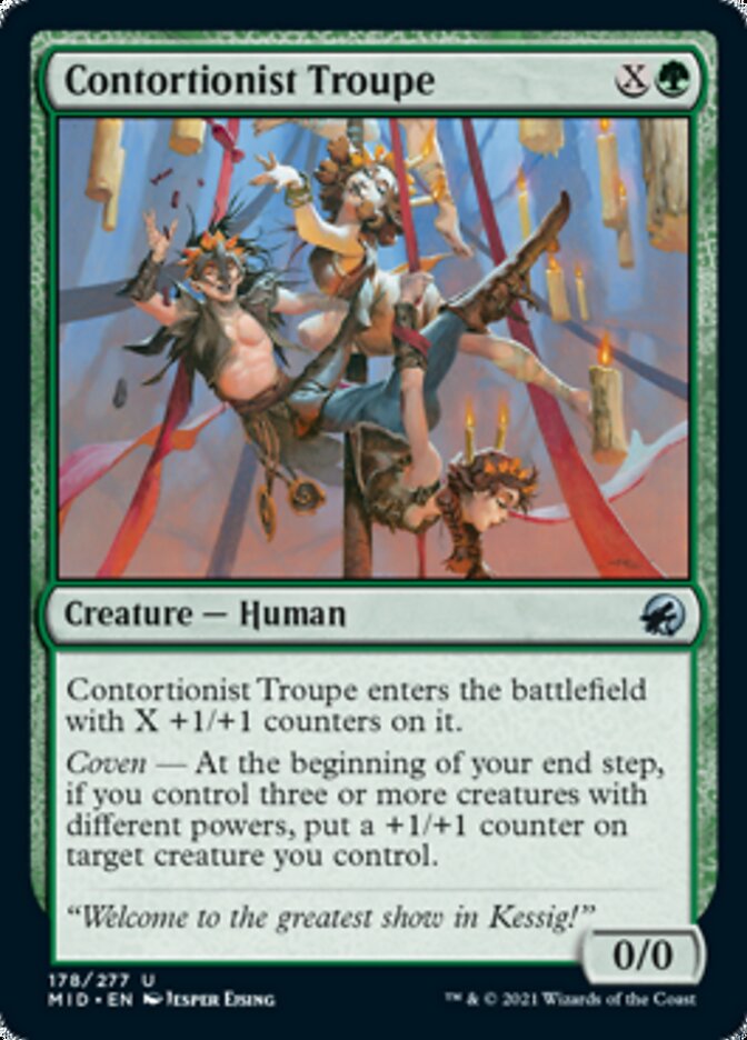 Contortionist Troupe [Innistrad: Midnight Hunt] (MID 178)