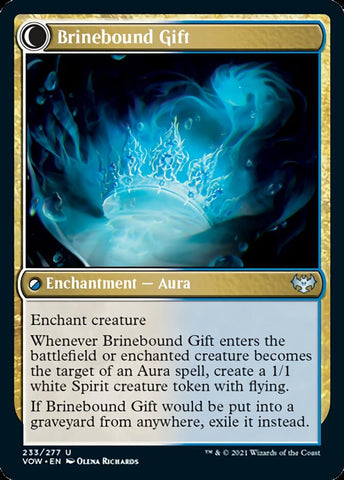Brine Comber // Brinebound Gift [Innistrad: Crimson Vow] (VOW 233)