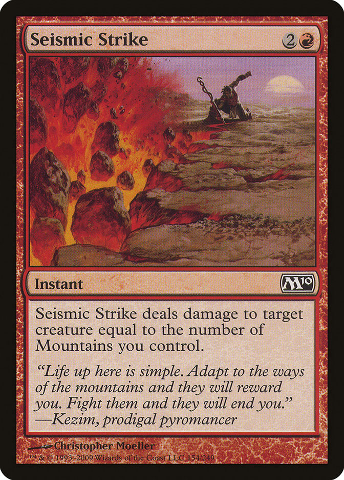 Seismic Strike [Magic 2010] (M10 154)